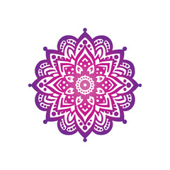 Hand drawn mandala design vector illustration art