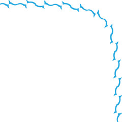 Aesthetic Barbed Wire Decorative Frame Icon Element