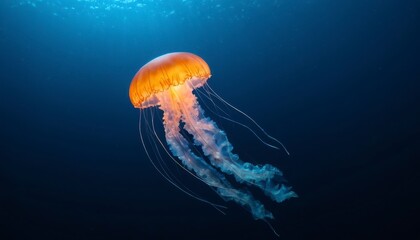 jelly fish in the sea