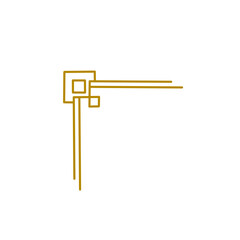 vintage corner frame