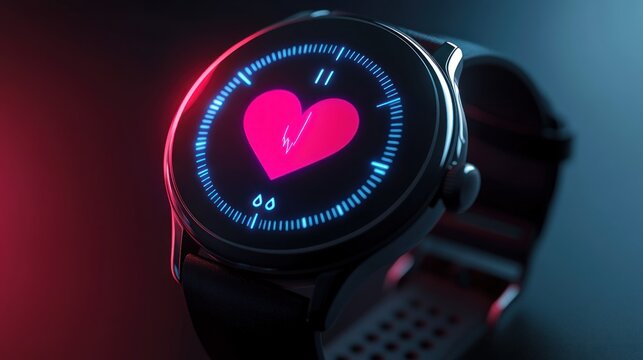 Smartwatch with Heart Rate Monitor
