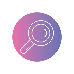 Search Icon vector icon stock illustration
