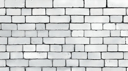 Obraz premium A Close-Up View of a White Brick Wall with Mortar