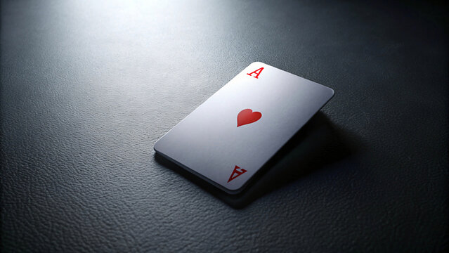 Ace of Spades and Ace of Hearts, iconic poker cards, symbolizing risk and fortune