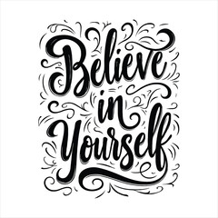 Motivational typography tshirt design  template