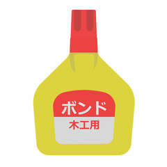 木工用ボンドのイラスト