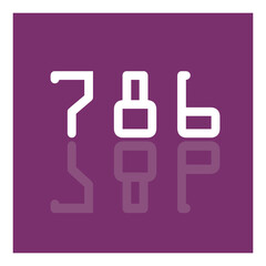 A sleek and elegant design featuring the number 