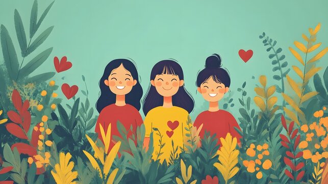 Followers showing appreciation to their community manager through positive comments for Community Manager Day in flat vector style