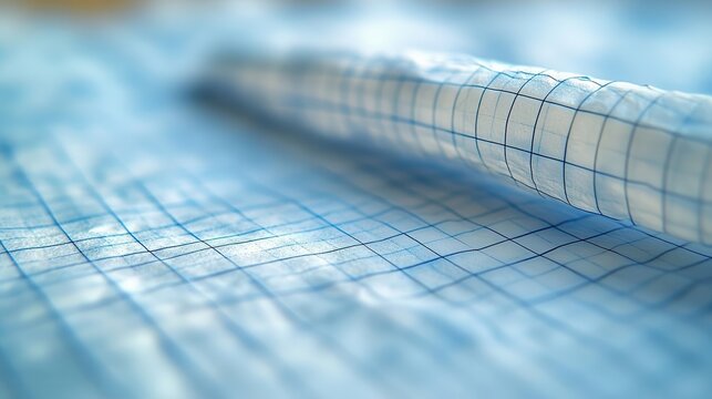delicate texture of grid paper showcasing white lines intersecting at regular intervals creating a clean and organized backdrop ideal for design projects