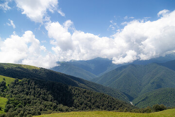 Obraz premium Magnificent views of the mountain village and nature of Azerbaijan