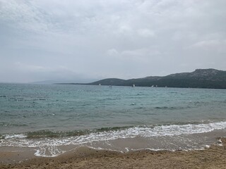 beach in the morning