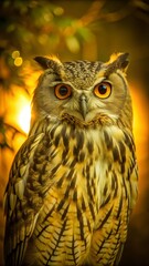 Fototapeta premium beautiful owl portrait