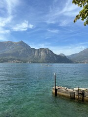 Obraz premium lake garda country