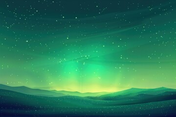 Aurora green backgrounds landscape.