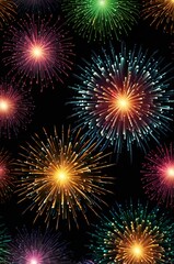 Fototapeta premium fireworks in the night sky