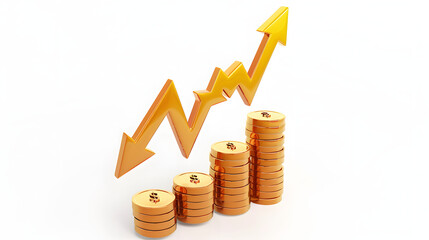 Capital Gain in stock market 3D