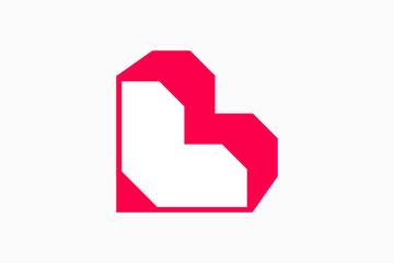 block L Vector Logo Premium 