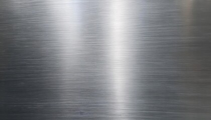 Brushed Silver Metal Texture Background with Aluminum and Stainless Steel Scratches