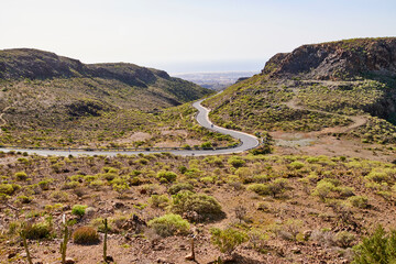 Eine Reise auf Gran Canaria. Mirador Astronómico de la Degollada de las Yeguas.