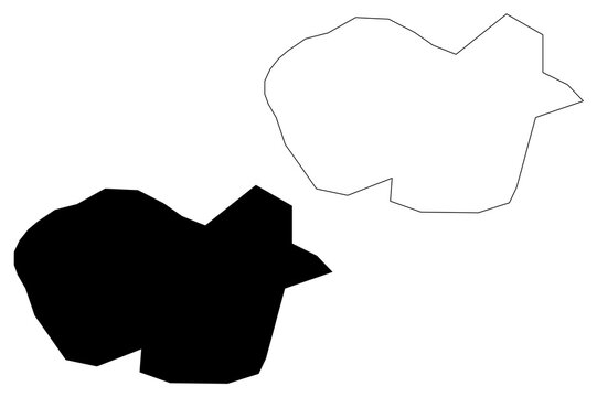 Tabuk City (Kingdom of Saudi Arabia, Tabuk province) map vector illustration, scribble sketch City of Tabuk map