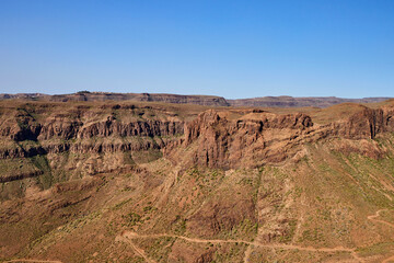 Eine Reise auf Gran Canaria. Mirador Astronómico de la Degollada de las Yeguas