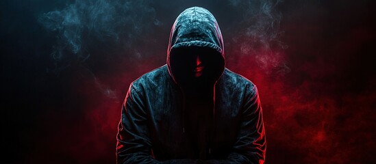 Mysterious Figure in Smoke