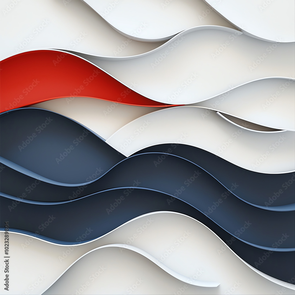 Poster abstract wave patterns in vibrant colors create a dynamic visual experience. ideal for modern design