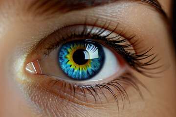 Fototapeta premium wonderful eyes that see the wonderful world