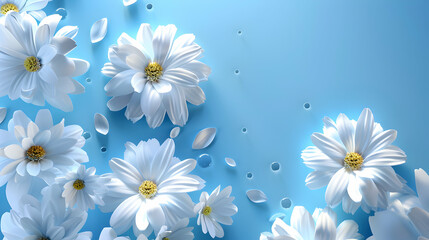 The Tranquility of Frangipani: Spa Flowers on Shiny Water
