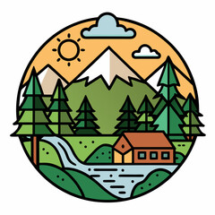 Camping Outdoor Logo