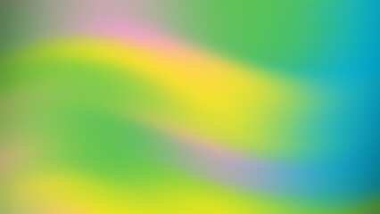 Green, blue, yellow, and pink blurred gradient background. Suitable for vibrant, colorful designs, presentations, websites, or social media posts in Halloween or summer vibes.
