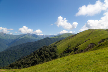Obraz premium Magnificent views of the mountain village and nature of Azerbaijan