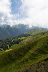 Obraz premium Magnificent views of the mountain village and nature of Azerbaijan