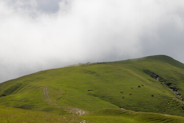 Magnificent views of the mountain village and nature of Azerbaijan