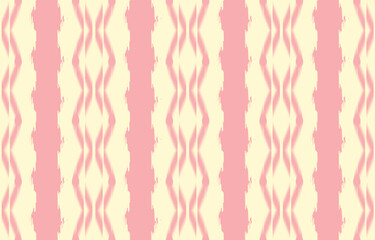 Geometrics Ikat ethnic design.Ikat seamless pattern in tribal, folk embroidery abstract wave art. ornament print. Ikat Design for wallpaper,carpet, clothing, fashion, fabric