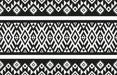 Ethnic Geometric Design.Ethnic Pattern in tribal, folk embroidery abstract art colorful. ornament print. Ethnic Geometric Design for wallpaper,carpet, clothing, fashion, fabric.	
