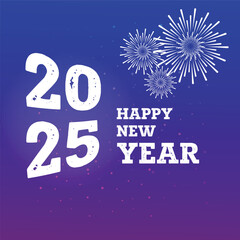 Greetings and New Year 2025 celebrations