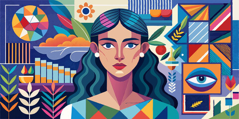 geometric background