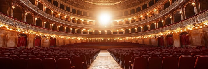 Obraz premium Creative and vibrant background for World Opera Day, honoring the beauty of opera performances