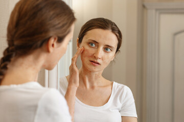 Skin diseases that worsen the quality of human life. Dermatitis, allergy, eczema, psoriasis and...