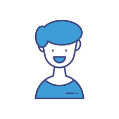 Avatar vector icon stock illustration