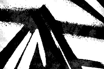 Abstract half tone background. Black and white illustration