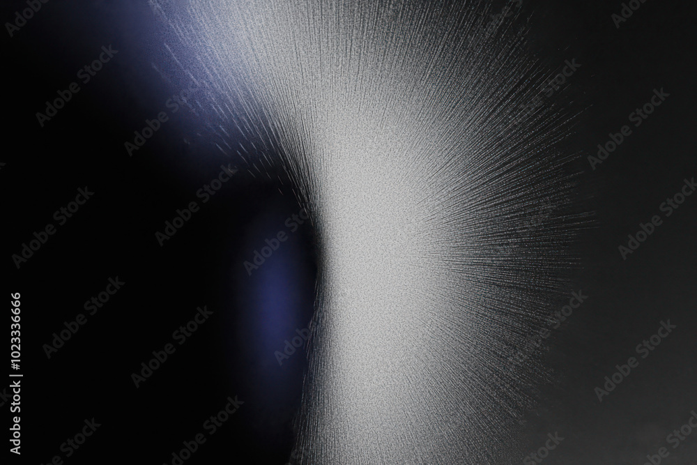 Poster abstract artistic image featuring dynamic light rays and textures, creating a sense of motion and de