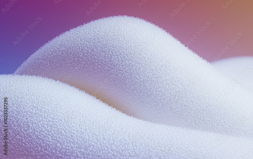 Poster abstract soft foam texture with gentle curves, creating a soothing and modern aesthetic suitable for