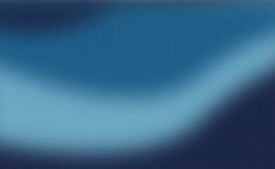 Colorful  blue turquoise gradient noisy grainy background texture