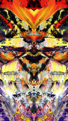 Abstract background wallpaper. Ethnic pattern. Mixtures of oil paint. Trendy hand painting canvas. Wall decor and Wall art prints Idea. 3D Texture. Art object