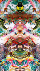 Abstract background wallpaper. Ethnic pattern. Mixtures of oil paint. Trendy hand painting canvas. Wall decor and Wall art prints Idea. 3D Texture. Art object