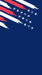 Patriotic USA distressed american flag clipart background modern simple flag vector illustration for Election, Independence day, 4th of July, Veterans Day, Presidents Day, US
Memorial Day, Labor Day, 