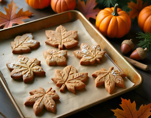 autumn cookies