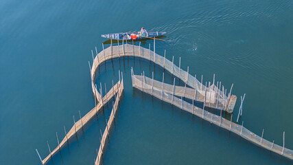 Chuon Lagoon, Hue belongs to the largest lagoon system in Vietnam, where fish are caught and...